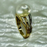 Broome Pearl 9ct Yellow and White Gold Ring