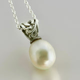 Cultured Freshwater Pearl Sterling Silver Pendants 