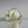 Sterling Silver Broome Keshi Pearl Ring