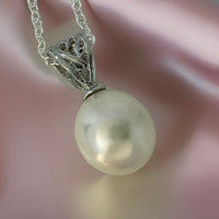 Cultured Freshwater Pearl Sterling Silver Pendants 