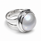 Mabe Pearl Sterling Silver Ring