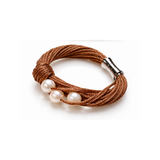 Silk Cultured Freshwater Pearl Bracelet