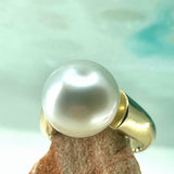 9ct Gold Broome Large Pearl Ring