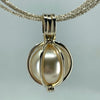 9ct Gold Cage Pendant and Free Necklace - Latest Cage Design Just In!
