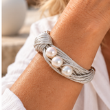 Silk Cultured Freshwater Pearl Bracelet