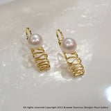 Staircase Pearl Earrings Cape Leveque (s/w,e/p) - Broome Staircase Designs Pearl Gallery