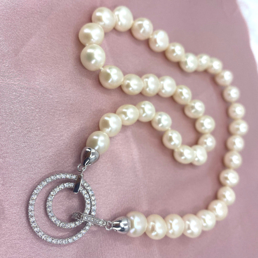 Cultured Freshwater Pearl Strand Fancy Clasp