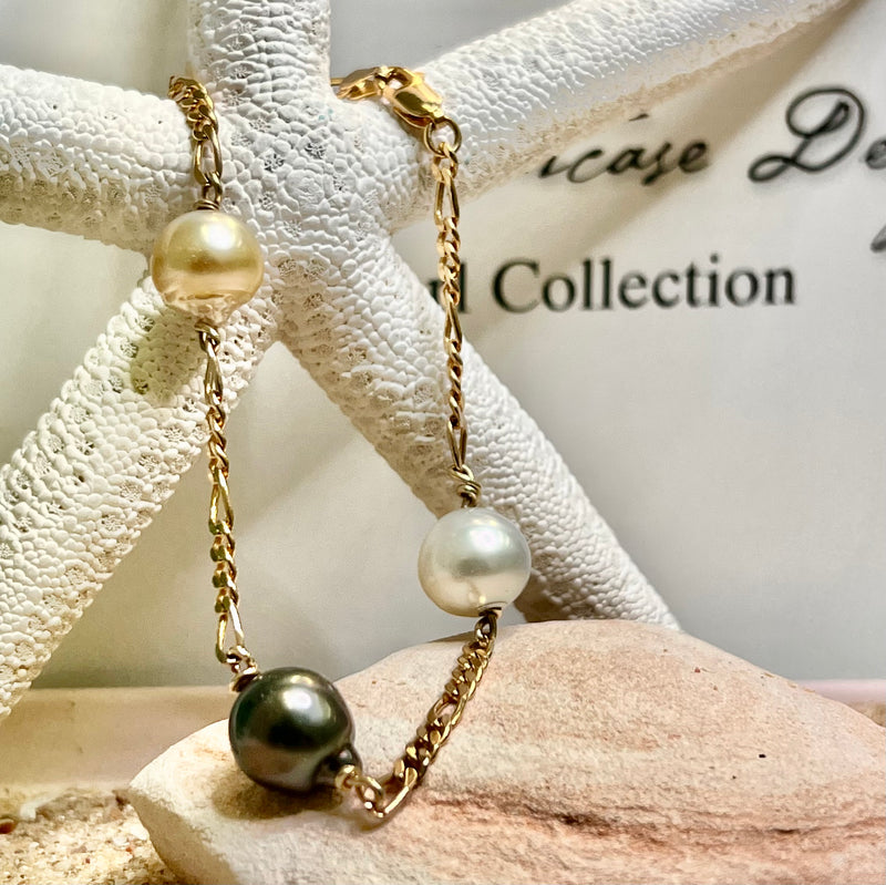 Australian South Sea Pearl Strand Bracelets - Stelios Jewellers