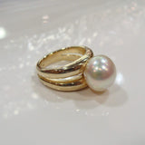 Broome Pearl Ring 9ct Yellow Gold