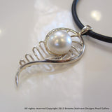 Staircase Broome Pearl Sterling Silver Pendant Mangrove 