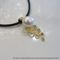 Pearl Pendant Monsoonal Staircase to the Moon (White-e/p) NOW WITH FREE NEOPRENE! - Broome Staircase Designs Pearl Gallery