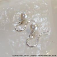 Broome Pearl Earrings Sterling Silver - Broome Staircase Designs Pearl Gallery