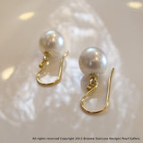18ct Yellow Gold Broome Pearl Earrings - Broome Staircase Designs Pearl Gallery