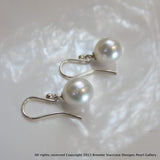 9ct White Gold Broome Pearl Earrings - Broome Staircase Designs Pearl Gallery