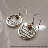 Staircase and Mother of Pearl Earrings