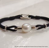 Cultured Pearl leather Bracelet