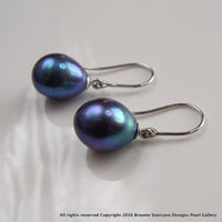 Cultured Pearl Earrings White Gold - Broome Staircase Designs Pearl Gallery