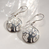Boab Tree Earrings Round - Broome Staircase Designs Pearl Gallery - 1