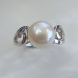Cultured Pearl Ring Sterling Silver