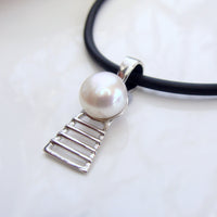 Pearl Pendant James Price Point Staircase Sterling Silver Mini