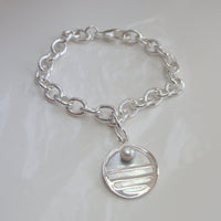 Mother of Pearl Staircase Bracelet