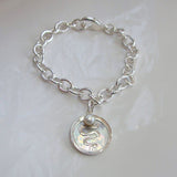 Mother of Pearl Staircase round Bracelet
