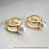 Broome South Sea Pearl Ring Gold
