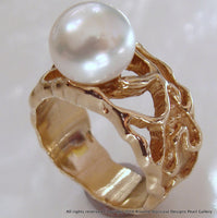 Broome South Sea Pearl Ring 9ct Gold