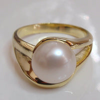 Cultured Freshwater Pearl Ring Gold