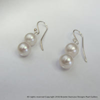 Broome Pearl Earrings Sterling Silver