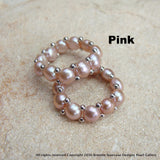 Stretchy Cultured Freshwater Pearl Ring