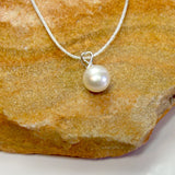 Cultured Freshwater Pearl Pendant Sterling Silver  