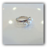 Freshwater Pearl Ring Sterling Silver