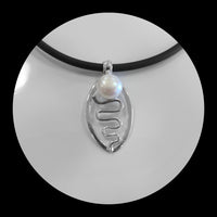 Staircase Pearl Pendant Middle Lagoon Staircase (white,s/s**FREE NEOPRENE NECKLACE! - Broome Staircase Designs Pearl Gallery - 2