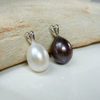 Cultured Freshwater Pearl Pendant Sterling Silver