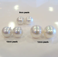 Broome Pearl Earring Studs 9ct yellow - Broome Staircase Designs Pearl Gallery