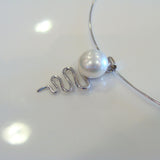 SBroome Pearl Monsoonal Staircase Pendant 18ct White Gold