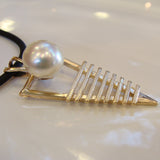 Broome Pearl Carnot Bay Staircase Pendant 9ct Gold