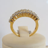 Diamond Engagement Ring 18ct Yellow Gold - Broome Staircase Designs Pearl Gallery - 1