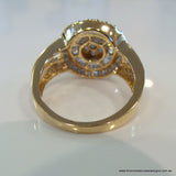 Diamond Engagement Ring 18ct Yellow Gold - Broome Staircase Designs Pearl Gallery - 3