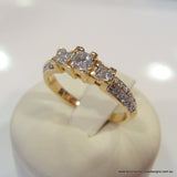 Diamond Engagement Ring 18ct yellow gold - Broome Staircase Designs Pearl Gallery - 1