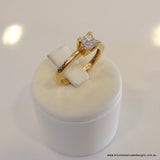 Diamond Engagement Ring 18ct Yellow Gold - Broome Staircase Designs Pearl Gallery - 2