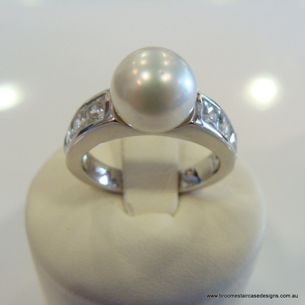 South Sea Pearl Ring 925 - Broome Staircase Designs Pearl Gallery - 1