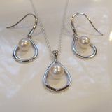 Freshwater Pearl Pendant & Earring Set - Broome Staircase Designs Pearl Gallery - 1