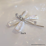 Freshwater Pearl & Cubic Zirconia Dragonfly Pendant / Brooch - Broome Staircase Designs Pearl Gallery - 2