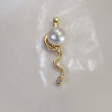 Staircase Pearl Pendant Mitchell Falls (18cty/1xdiamond) - Broome Staircase Designs Pearl Gallery - 1