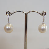 Broome Pearl & Diamond Earrings 18ctw - Broome Staircase Designs Pearl Gallery - 1