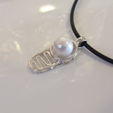 Pearl Pendant Coconut Well Staircase to the Moon - White (925) **FREE NEOPRENE NECKLACE! - Broome Staircase Designs Pearl Gallery - 1