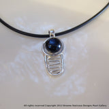 Pearl Pendant Coconut Well Staircase to the Moon - BLACK (925**FREE NEOPRENE NECKLACE! - Broome Staircase Designs Pearl Gallery - 2