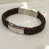 Freshwater Pearl & Leather Bracelet-Dark Brown - Broome Staircase Designs Pearl Gallery - 2